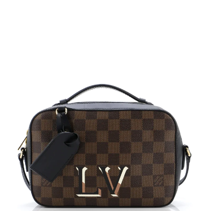 Straw Crossbody Bag in Natural Color for Beach Vacations and Summer DaysSanta Monica Crossbody Bag Damier Straw Crossbody Bag in Natural Color for Beach Vacations and Summer DaysSanta Monica Crossbody Bag Damier