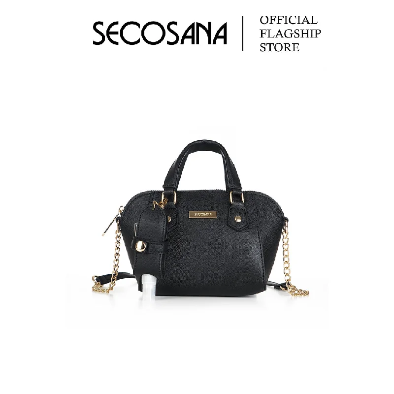 Women's Crossbody Bag with RFID - Blocking Pocket in Black for Safe TravelSECOSANA Emily Nano Sling Bag Women's Crossbody Bag with RFID - Blocking Pocket in Black for Safe TravelSECOSANA Emily Nano Sling Bag
