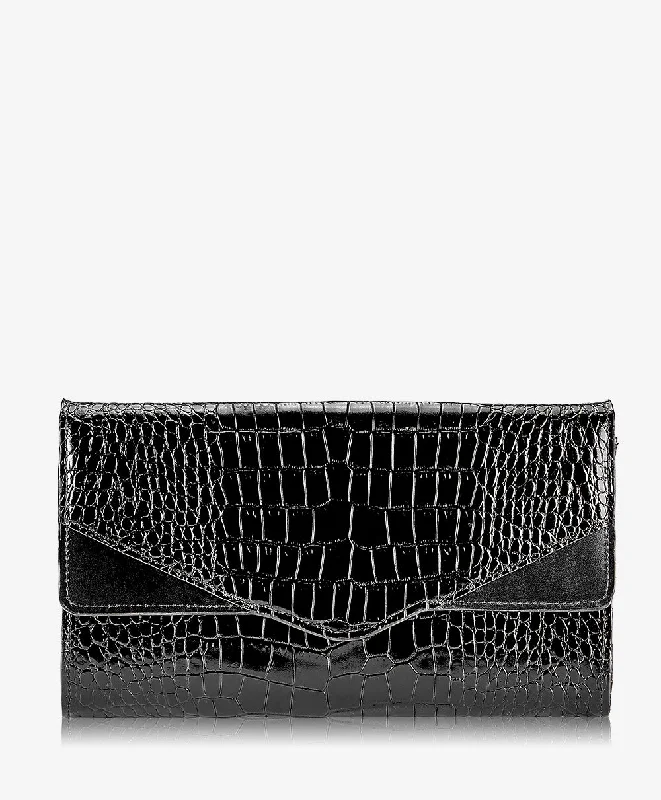 Women's Metallic Leather Clutch in Rose Gold for Valentine's DateSimone Clutch