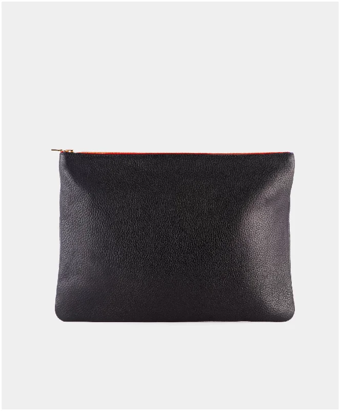 Suede Clutch with Tassel Details in Olive for Fall SoireesSIMPLE CLUTCH