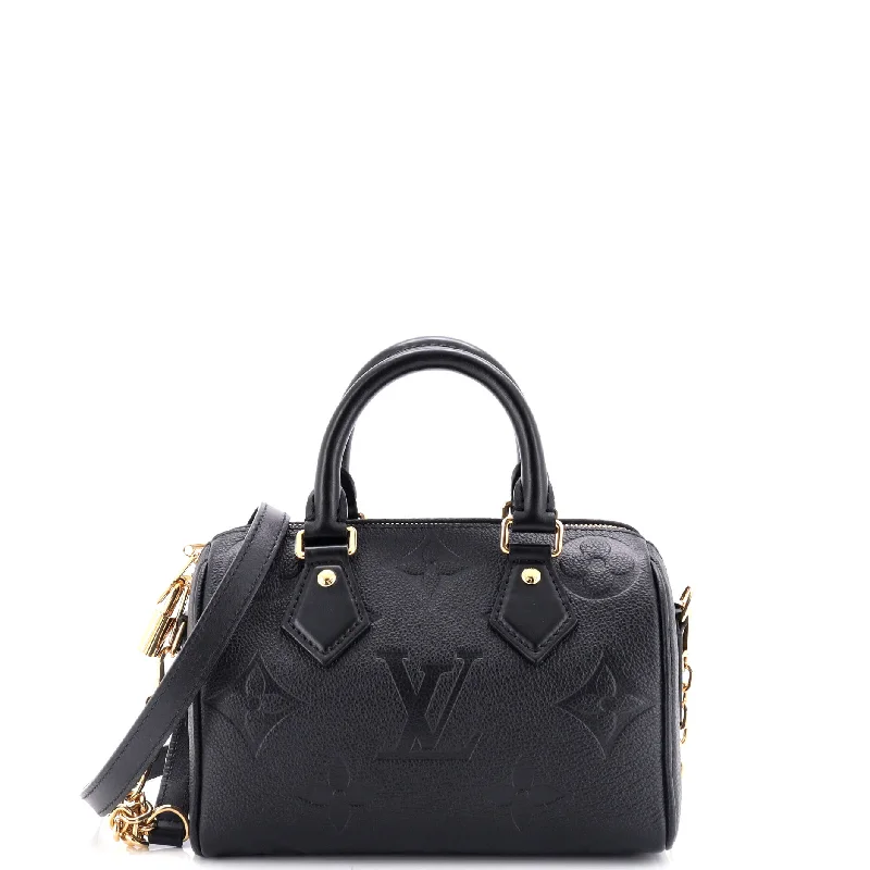 Geometric - Printed PVC Crossbody Bag in Multicolor for Trendy Street StyleSpeedy Bandouliere Bag Monogram Empreinte Giant 20