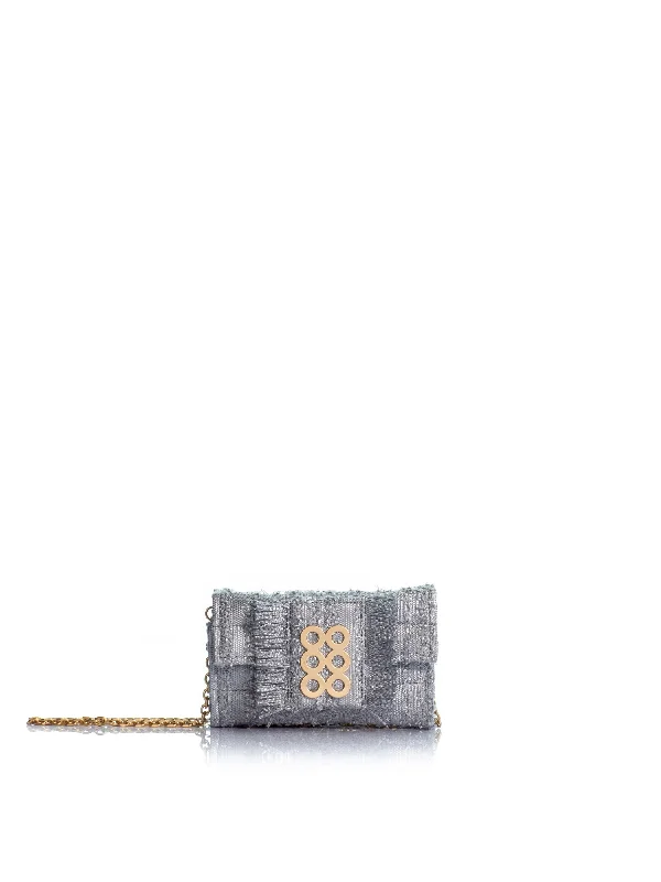 Suede Clutch with Tassel Details in Olive for Fall SoireesThe Amalfi Clutch