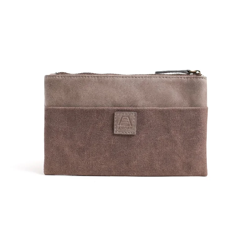 Quilted Leather Evening Bag in Gray for Sophisticated EventsThe Joey