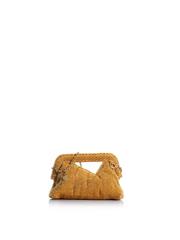 Women's Metallic Leather Clutch in Rose Gold for Valentine's DateThe Mediterraneo