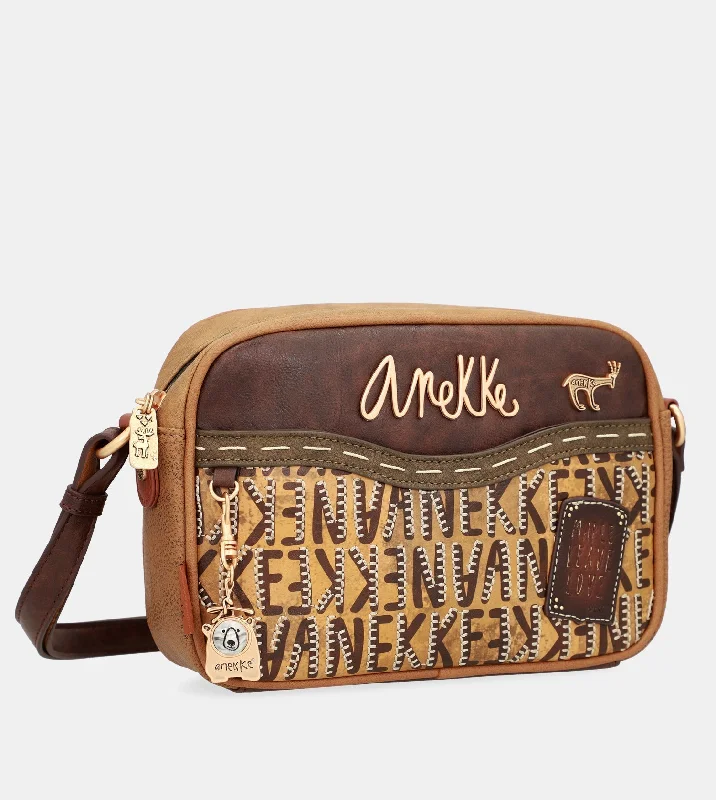 Women's Crossbody Bag with Magnetic Closure in White for Quick AccessUrban logo small shoulder bag