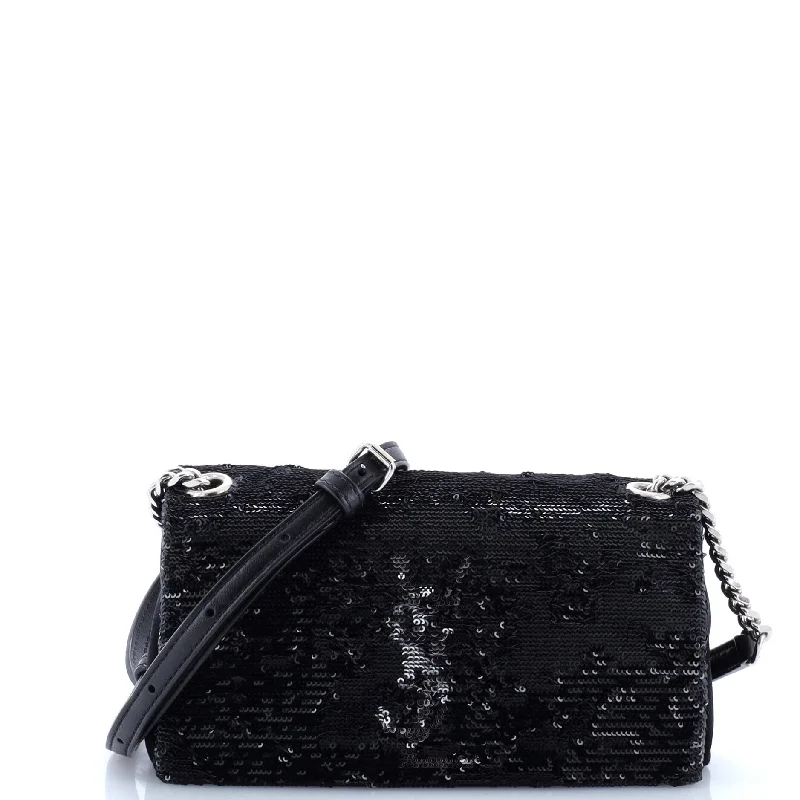 Women's Small Leather Crossbody Bag in Black with Gold Hardware for Evening PartiesWest Hollywood Crossbody Bag Sequins and Satin Toy Women's Small Leather Crossbody Bag in Black with Gold Hardware for Evening PartiesWest Hollywood Crossbody Bag Sequins and Satin Toy