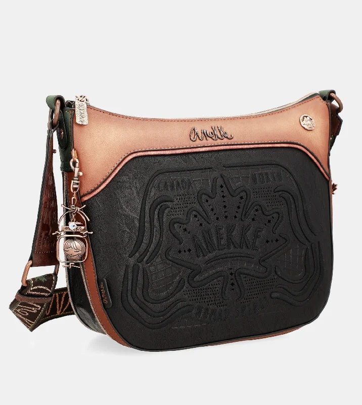 Suede Crossbody Bag in Olive Green for Fall Fashion StatementsWild large black shoulder bag